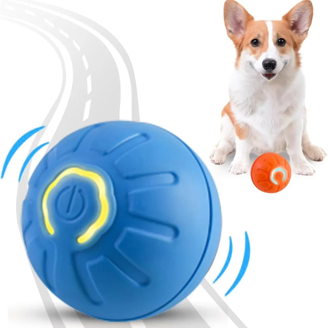Jouet interactif pour animaux : balle électrique intelligente à rebond automatique (activée par gravité) pour chiens et chats