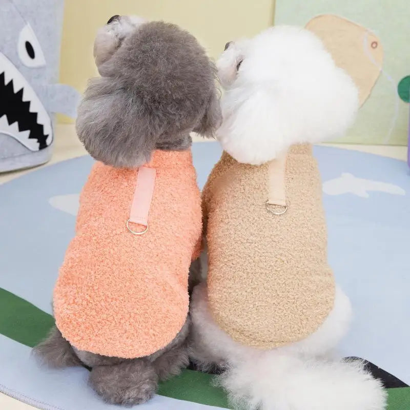 Pull d'hiver pour chien, vêtement chaud et douillet pour petits et moyens chiens et chats, manteau doux pour chiot, tenue pour Chihuahua ou Teddy, accessoires pour chiens