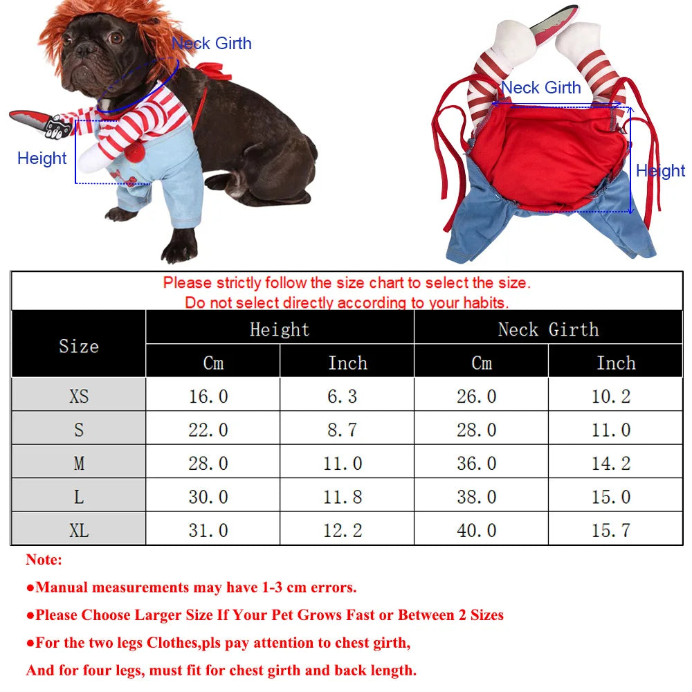 Costumes de cosplay amusants pour chats et chiens (petites et moyennes tailles) – Tenues créatives pour fêtes d'animaux, combinaisons douces et chaudes pour chatons