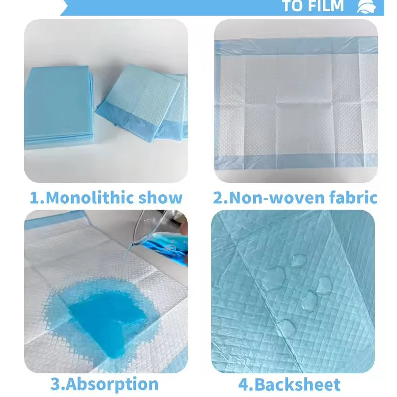 Alèses jetables ultra-absorbantes et imperméables pour animaux (chiens, chats, lapins) – Tapis d'apprentissage de la propreté et protections anti-fuites