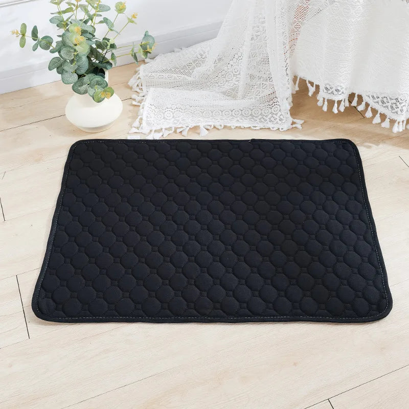 Alèse absorbante et réutilisable pour chien – Tapis d'apprentissage de la propreté lavable, tapis de sol ou protection de siège auto pour animaux