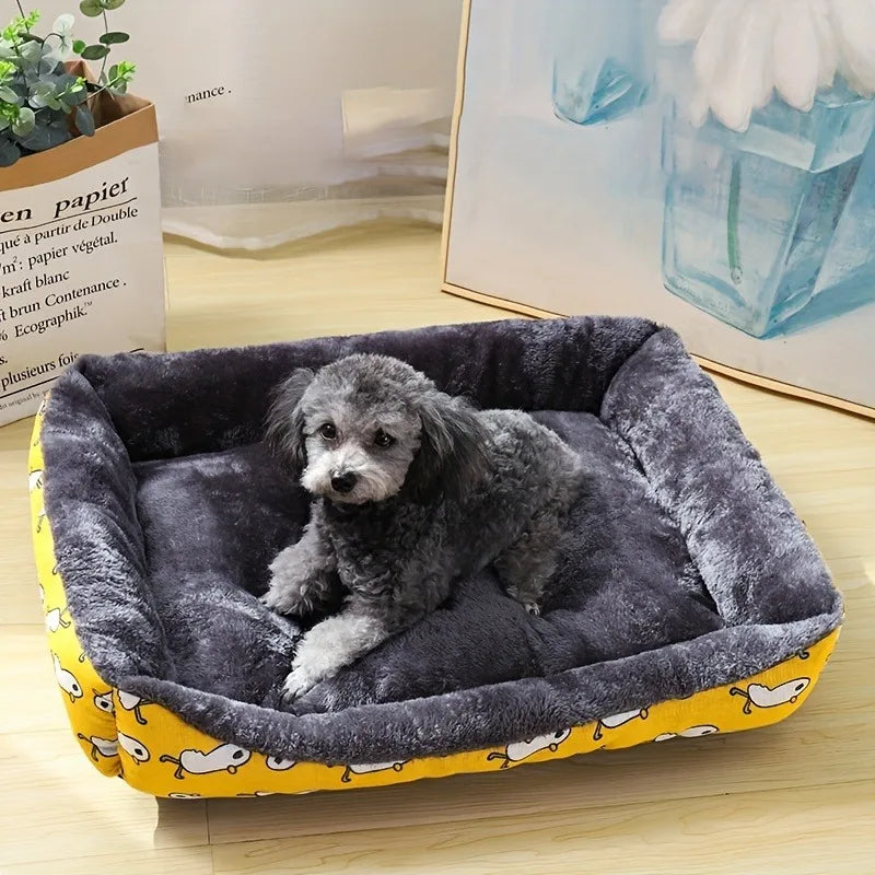 Panier-canapé pour chien et chat – Coussin d'hiver – Accessoires et couchage pour animaux de toutes tailles (petits, moyens et grands)