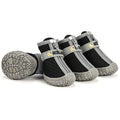 Chaussures pour chiens avec semelles antidérapantes et doublure en peluche épaisse – Protection chaude et respirante pour les pattes (adaptées à la marche et à l'extérieur)
