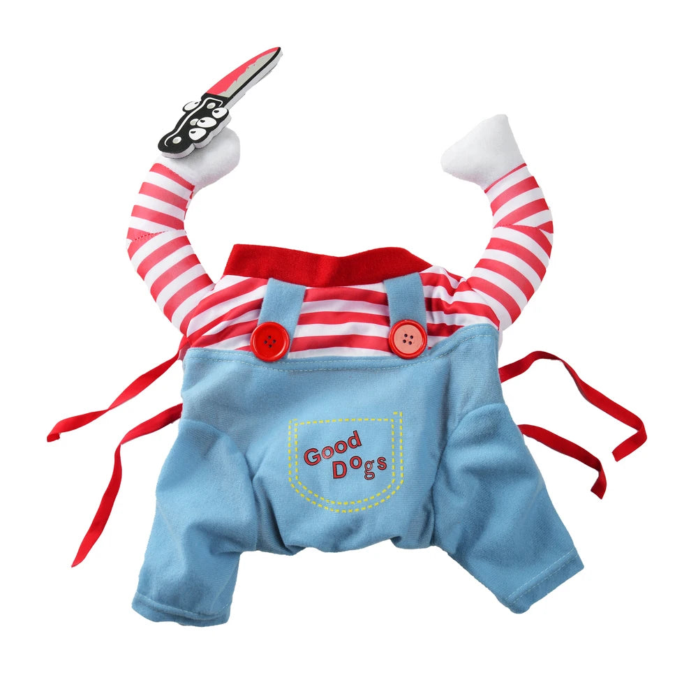 Costumes de cosplay amusants pour chats et chiens (petites et moyennes tailles) – Tenues créatives pour fêtes d'animaux, combinaisons douces et chaudes pour chatons