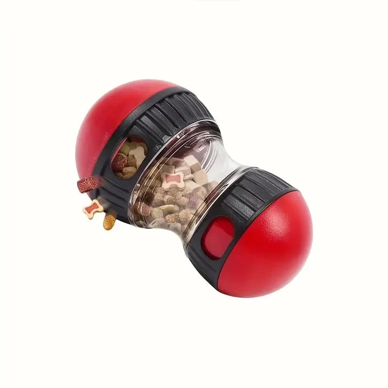 Jouet interactif distributeur de friandises pour chiens – Compatible avec tous les types de gamelles anti-glouton – Jouet en plastique pour animaux – Pour allier plaisir et alimentation saine