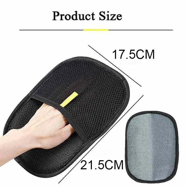 Gant de toilettage et de massage pour animaux (chiens et chats) – Élimination des poils morts, brosse de nettoyage et accessoire pour animaux