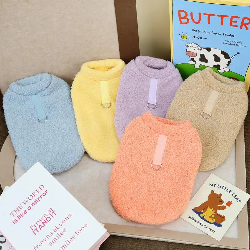 Pull d'hiver pour chien, vêtement chaud et douillet pour petits et moyens chiens et chats, manteau doux pour chiot, tenue pour Chihuahua ou Teddy, accessoires pour chiens