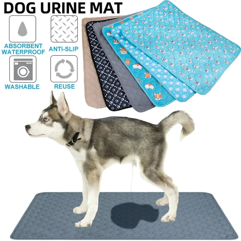 Alèse absorbante et réutilisable pour chien – Tapis d'apprentissage de la propreté lavable, tapis de sol ou protection de siège auto pour animaux