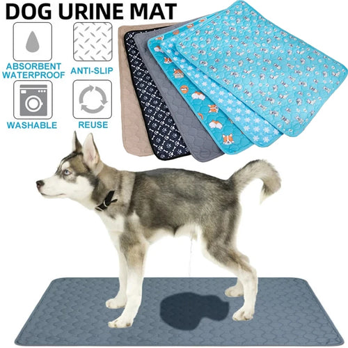 Alèse absorbante et réutilisable pour chien – Tapis d'apprentissage de la propreté lavable, tapis de sol ou protection de siège auto pour animaux