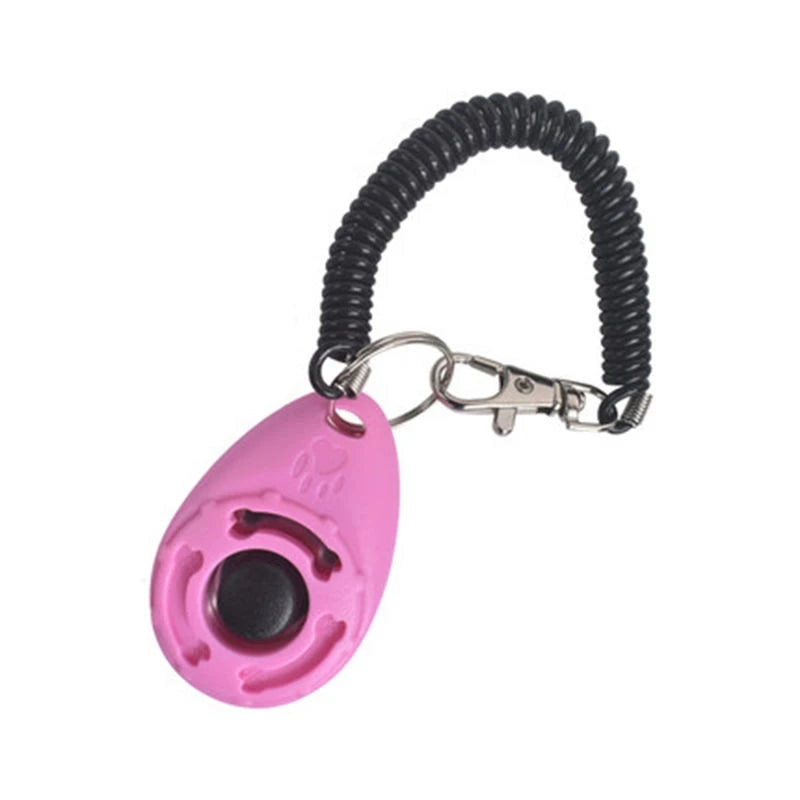 Clicker de dressage pour chiens et chats, avec différents modèles, dragonne ajustable et porte-clés sonore. Répulsif pour chiens.
