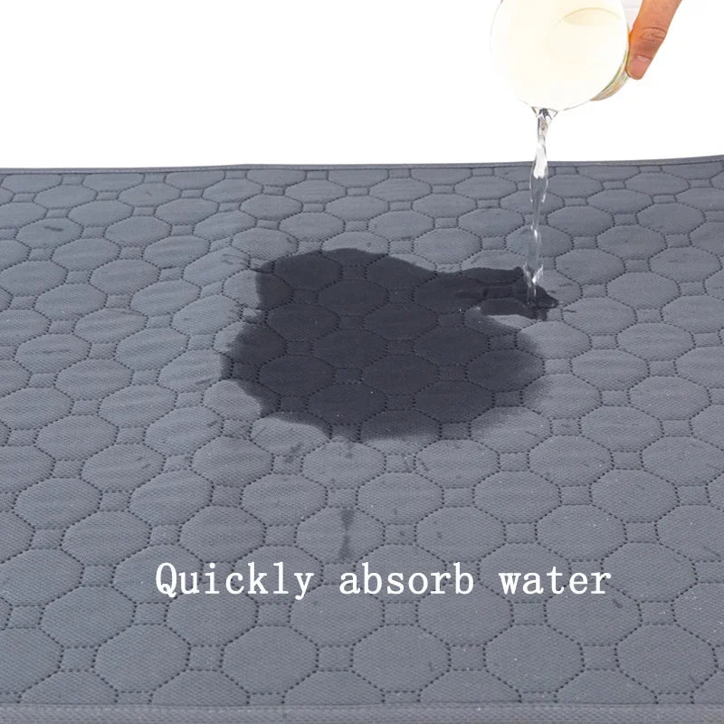 Alèse absorbante et réutilisable pour chien – Tapis d'apprentissage de la propreté lavable, tapis de sol ou protection de siège auto pour animaux