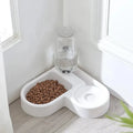 Gamelle multifonctionnelle pour animaux (chat et chien) : abreuvoir et mangeoire automatiques, résistante à l'humidité.
