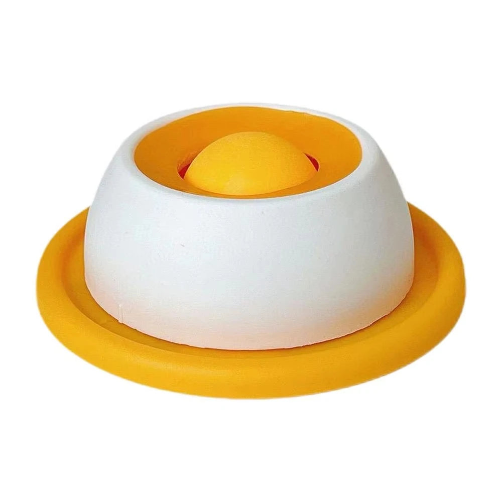 Bol à lécher pour chiens et chats, jouet distributeur de nourriture à léchage lent, bol antidérapant, jouet éducatif ; incite les chiens et les chats à lécher.