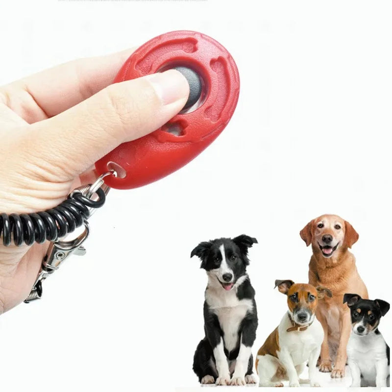 Clicker de dressage pour chiens et chats, avec différents modèles, dragonne ajustable et porte-clés sonore. Répulsif pour chiens.