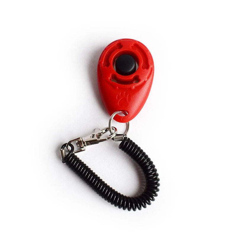 Clicker de dressage pour chiens et chats, avec différents modèles, dragonne ajustable et porte-clés sonore. Répulsif pour chiens.