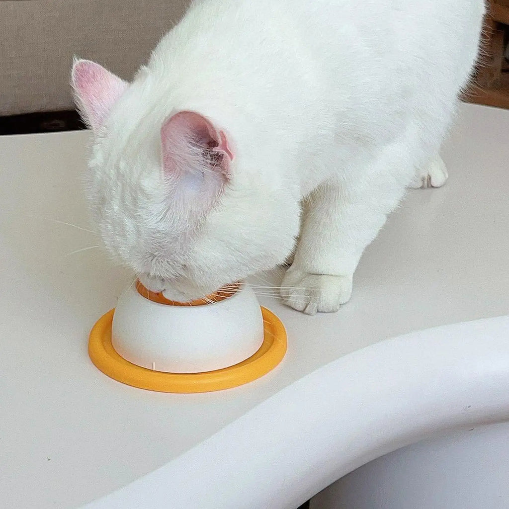 Bol à lécher pour chiens et chats, jouet distributeur de nourriture à léchage lent, bol antidérapant, jouet éducatif ; incite les chiens et les chats à lécher.