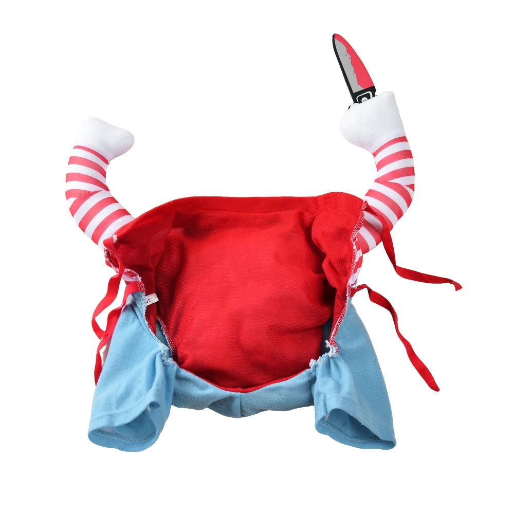 Costumes de cosplay amusants pour chats et chiens (petites et moyennes tailles) – Tenues créatives pour fêtes d'animaux, combinaisons douces et chaudes pour chatons