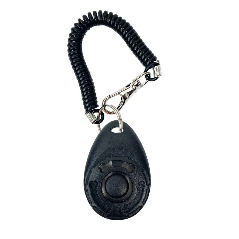 Clicker de dressage pour chiens et chats, avec différents modèles, dragonne ajustable et porte-clés sonore. Répulsif pour chiens.