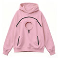 Sweat à capuche en polaire de flanelle épaisse – Tenue assortie pour vous et votre animal, vêtement d'intérieur chaud et ample doté d'une poche pour porter votre animal