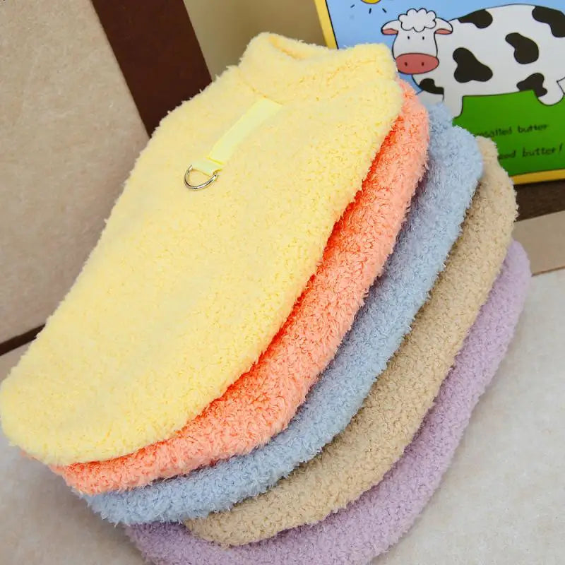 Pull d'hiver pour chien, vêtement chaud et douillet pour petits et moyens chiens et chats, manteau doux pour chiot, tenue pour Chihuahua ou Teddy, accessoires pour chiens
