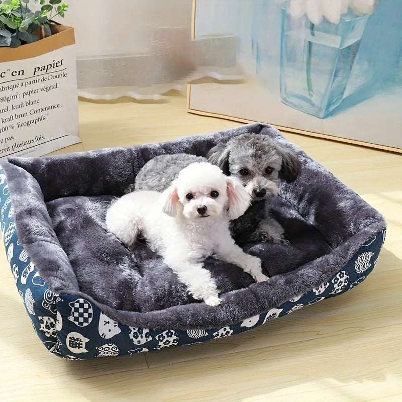 Panier-canapé pour chien et chat – Coussin d'hiver – Accessoires et couchage pour animaux de toutes tailles (petits, moyens et grands)