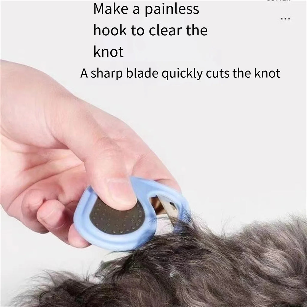Peigne de toilettage pour animaux (chiens et chats) – Peigne-rasoir démêlant pour nœuds, brosse et accessoire de toilettage