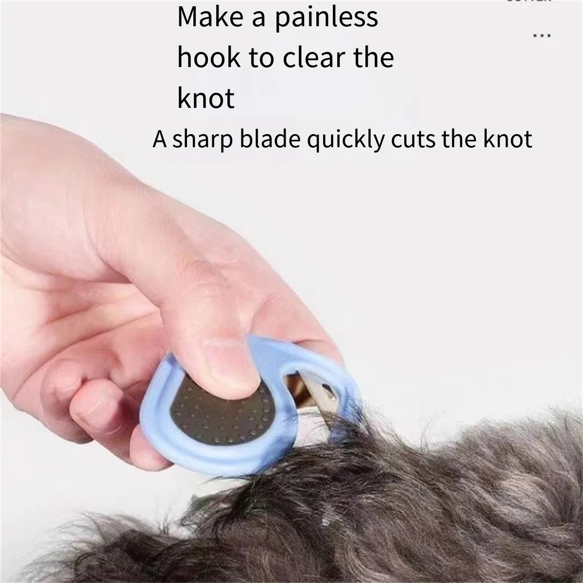 Peigne de toilettage pour animaux (chiens et chats) – Peigne-rasoir démêlant pour nœuds, brosse et accessoire de toilettage