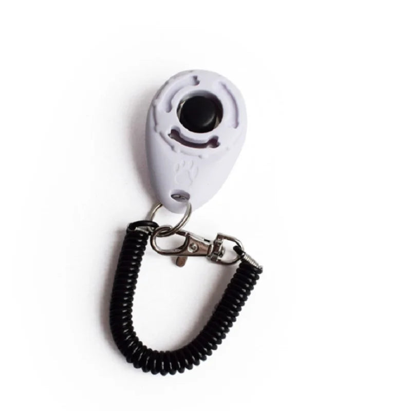 Clicker de dressage pour chiens et chats, avec différents modèles, dragonne ajustable et porte-clés sonore. Répulsif pour chiens.