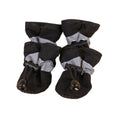 Lot de 4 chaussures imperméables et antidérapantes pour animaux de compagnie (chiens et chats) – Bottines de pluie pour petits chiens, chiots et chats – Accessoires de protection des pattes