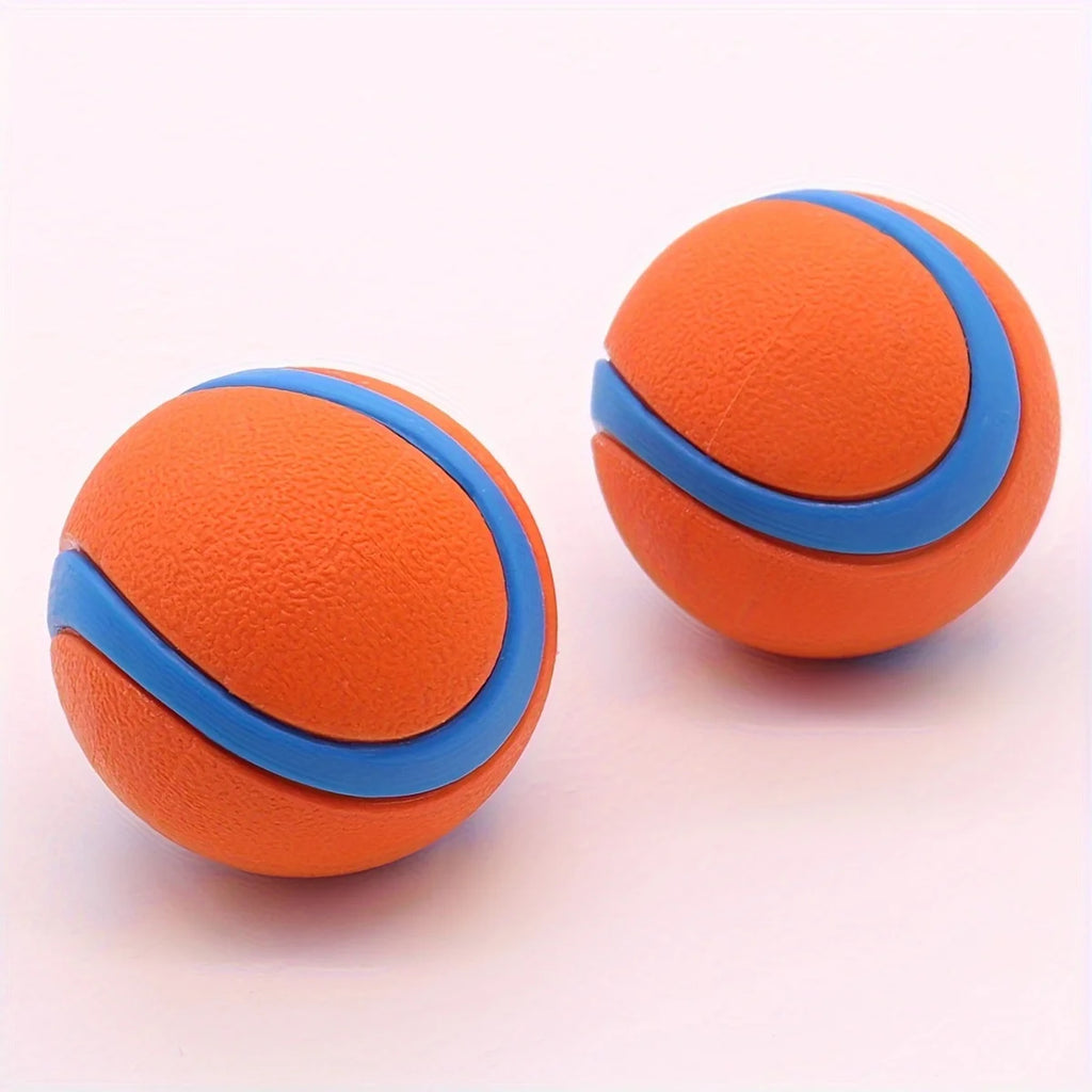Balle à mâcher durable en silicone pour chien – Jouet interactif pour races moyennes, nettoyage des dents et plaisir de jeu