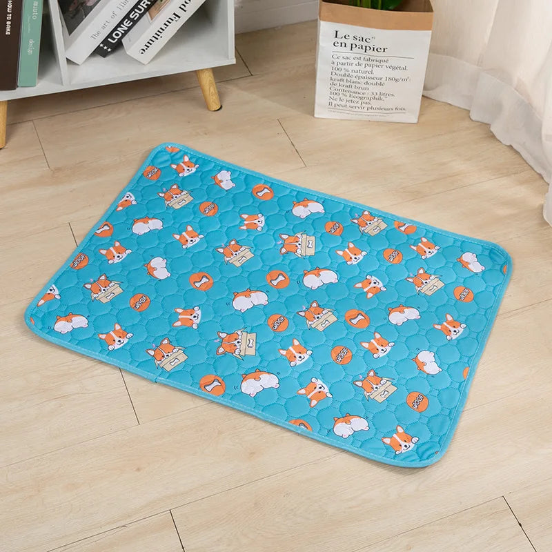 Alèse absorbante et réutilisable pour chien – Tapis d'apprentissage de la propreté lavable, tapis de sol ou protection de siège auto pour animaux