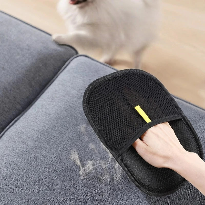 Gants portables et lavables pour enlever les poils d'animaux sur les vêtements – Accessoires et produits de nettoyage pour animaux