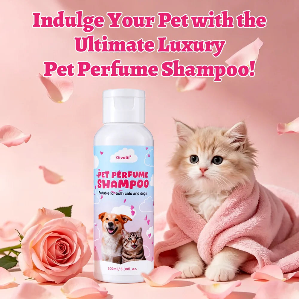 Shampoing hypoallergénique pour chiens et chats – Désodorisant et hydratant, parfum longue durée, pour un pelage doux – Solution pour le toilettage quotidien