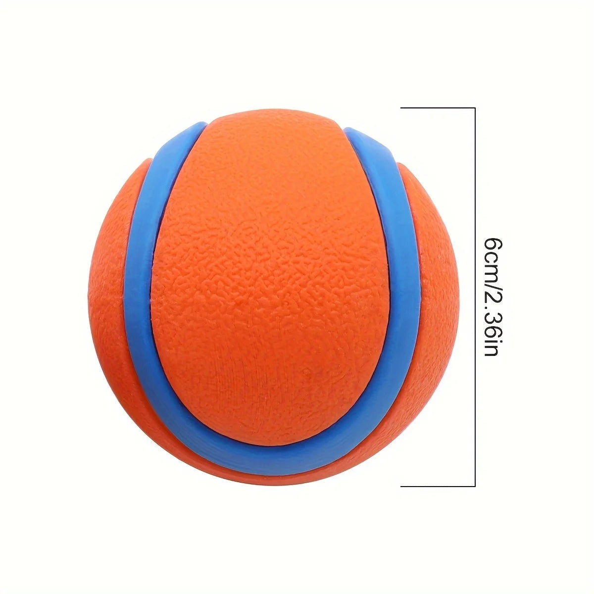 Balle à mâcher durable en silicone pour chien – Jouet interactif pour races moyennes, nettoyage des dents et plaisir de jeu