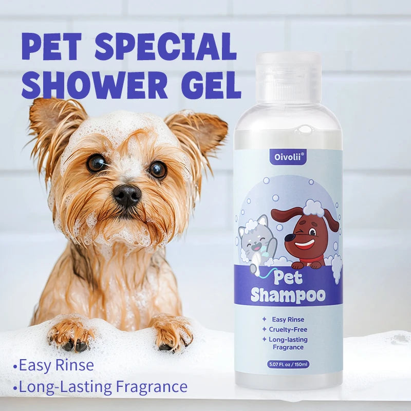 Shampoing hypoallergénique pour chiens et chats – Désodorisant et hydratant, parfum longue durée, pour un pelage doux – Solution pour le toilettage quotidien