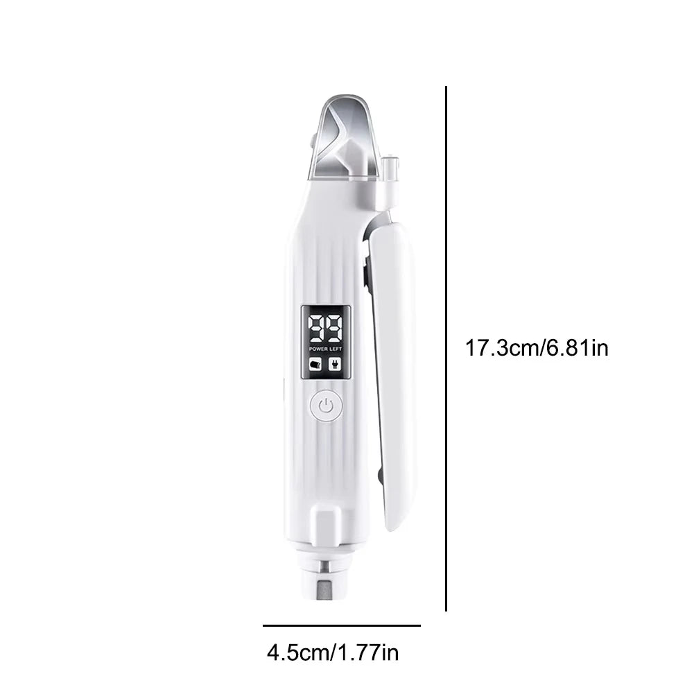 Lime et coupe-griffes électrique 2 en 1 pour animaux avec éclairage LED – Pour chiens et chats de toutes tailles (petits, moyens et grands)