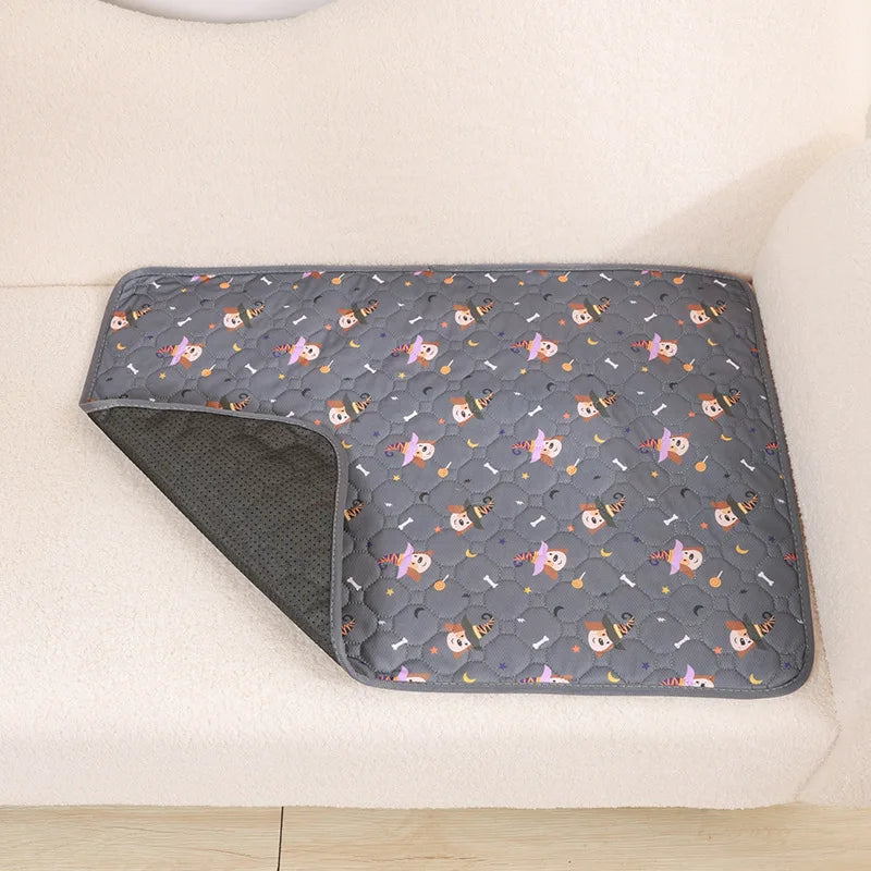 Alèse absorbante et réutilisable pour chien – Tapis d'apprentissage de la propreté lavable, tapis de sol ou protection de siège auto pour animaux