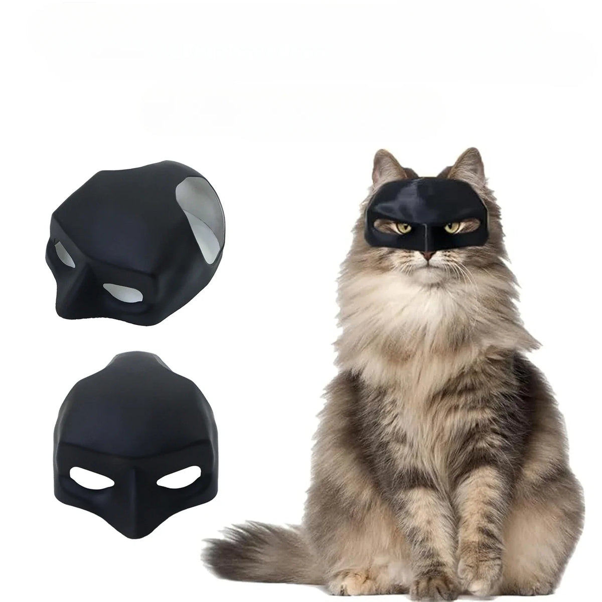 Masque de chat « Avenger » (style chauve-souris) pour Halloween – Accessoire de cosplay imprimé en 3D, jouet amusant, accessoire photo pour animaux