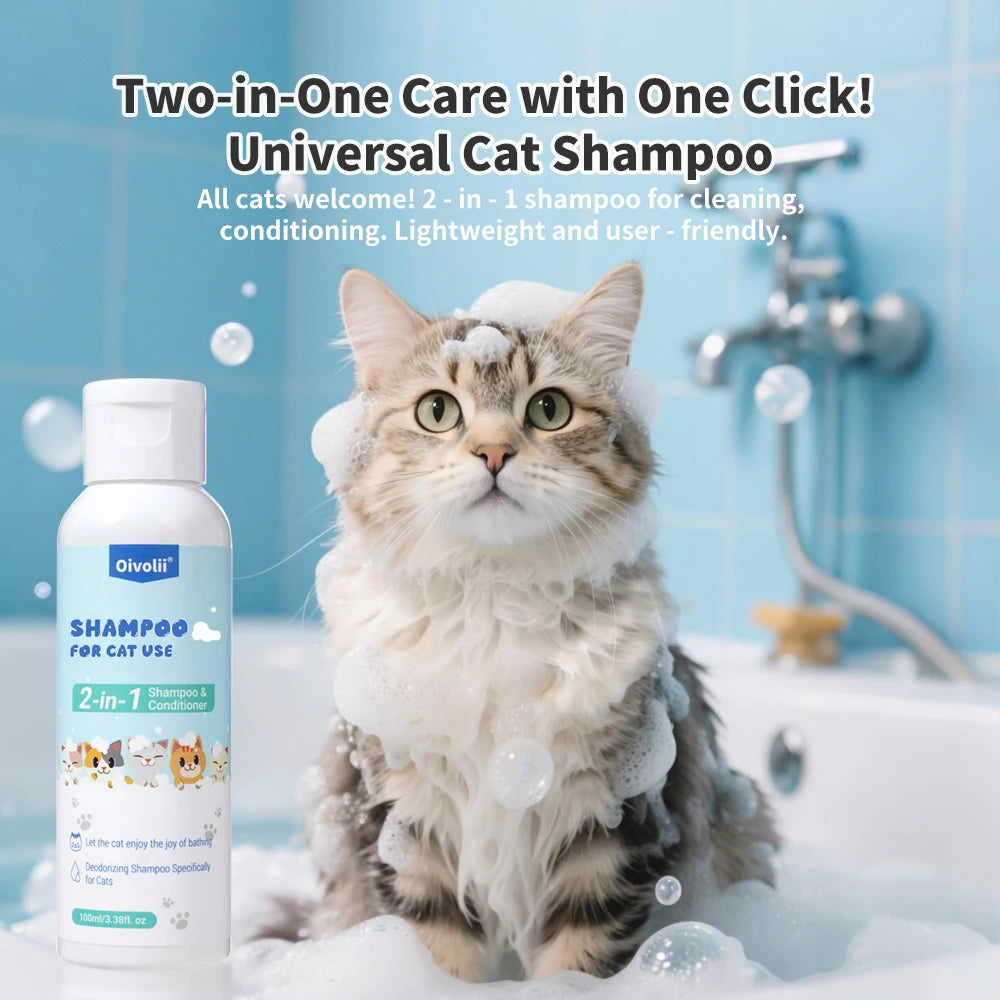 Shampoing hypoallergénique pour chiens et chats – Désodorisant et hydratant, parfum longue durée, pour un pelage doux – Solution pour le toilettage quotidien