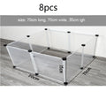 Parc modulable et pliable pour petits animaux (chiens, chats, chatons, lapins, cochons d'Inde, hérissons) – Enclos intérieur/extérieur