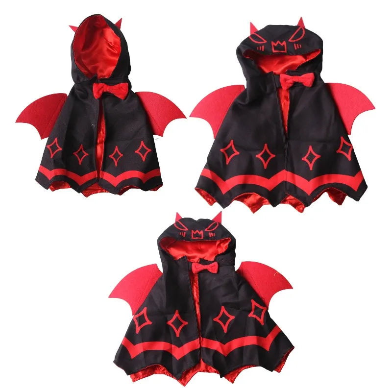Nouvelle cape à ailes de chauve-souris pour animaux – Costume d'Halloween pour chiens et chats – Tenue de déguisement pour fêtes, vacances et cosplay