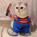 Costumes de cosplay amusants pour chats et chiens (petites et moyennes tailles) – Tenues créatives pour fêtes d'animaux, combinaisons douces et chaudes pour chatons
