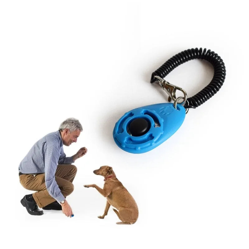 Clicker de dressage pour chiens et chats, avec différents modèles, dragonne ajustable et porte-clés sonore. Répulsif pour chiens.